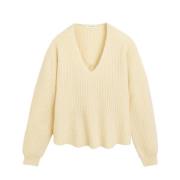 Zachte Wol Mohair Trui By Herenne Birger , Beige , Dames