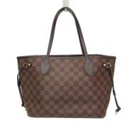 Pre-owned Canvas louis-vuitton-bags Louis Vuitton Vintage , Brown , Da...