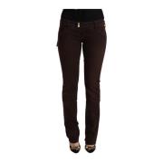 Elegante Slim Fit Stretch Jeans Cycle , Brown , Dames