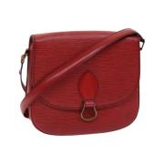 Pre-owned Leather louis-vuitton-bags Louis Vuitton Vintage , Red , Dam...