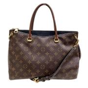 Pre-owned Canvas totes Louis Vuitton Vintage , Brown , Dames