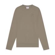 Mid Layers Diagonal Weave French Terry Crewneck Lyle & Scott , Gray , ...