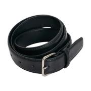 Smalle Zwarte Leren Riem Accessoire InWear , Black , Dames