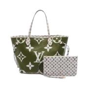 Pre-owned Canvas louis-vuitton-bags Louis Vuitton Vintage , Green , Da...