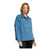 Denim Blazer Blauw Jetty.Es25 2-Biz , Blue , Dames