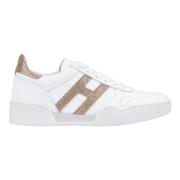 Leren Vetersneakers voor Dames Hogan , White , Dames