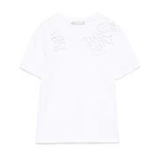 Stijlvolle korte mouw top Ermanno Scervino , White , Dames