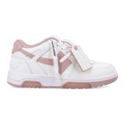 Casual Sneakers met Pijl Detail Off White , Pink , Dames