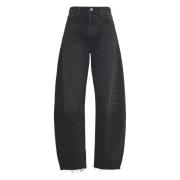 Luna Pieced Jeans in Possess Agolde , Black , Dames