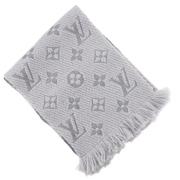 Pre-owned Wool scarves Louis Vuitton Vintage , Gray , Dames