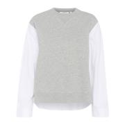 Gelaagde witte top met lange mouwen InWear , Gray , Dames