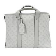 Pre-owned Canvas handbags Louis Vuitton Vintage , Gray , Dames