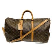 Pre-owned Canvas handbags Louis Vuitton Vintage , Brown , Dames