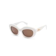 Lw40153I 25E Sunglasses Loewe , White , Dames