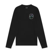 Middenlagen Distel Flora Bedrukte Crew Neck Sweatshirt Lyle & Scott , ...