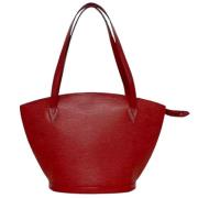 Pre-owned Leather louis-vuitton-bags Louis Vuitton Vintage , Red , Dam...