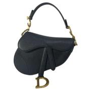 Pre-owned Leather dior-bags Dior Vintage , Black , Dames