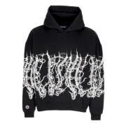 Zwarte Wire Hoodie Sweatshirt Octopus , Black , Heren