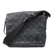 Pre-owned Fabric shoulder-bags Louis Vuitton Vintage , Black , Heren