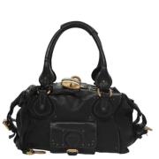 Pre-owned Leather handbags Chloé Pre-owned , Black , Dames