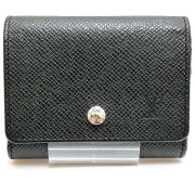 Pre-owned Canvas wallets Louis Vuitton Vintage , Black , Heren