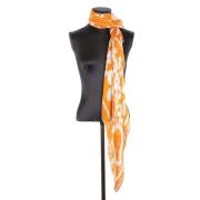 Pre-owned Silk scarves Yves Saint Laurent Vintage , Orange , Dames