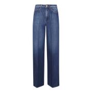 Denim Jeans, Katoen-Lyocell Mix, Gemaakt in Italië 3X1 , Blue , Dames