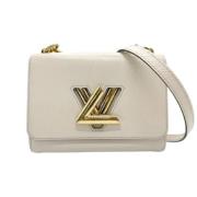 Pre-owned Leather louis-vuitton-bags Louis Vuitton Vintage , White , D...