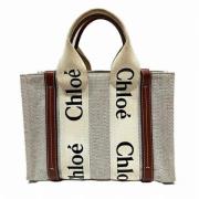 Pre-owned Canvas handbags Chloé Pre-owned , Gray , Dames