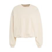 Beige Ballon Sweatshirt Ss25 Second Dames , Beige , Dames