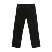 Zwarte jeans met klassieke vijf zakken Calvin Klein , Black , Heren