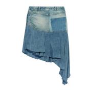 Blauwe Stijlvolle Rokken Balmain , Blue , Dames