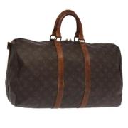 Pre-owned Canvas travel-bags Louis Vuitton Vintage , Brown , Dames