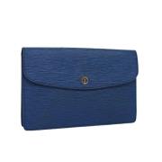 Pre-owned Leather louis-vuitton-bags Louis Vuitton Vintage , Blue , Da...