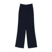 Blauwe broek met dartdetails Patrizia Pepe , Blue , Dames