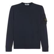 Blauwe Sweaters voor Mannen Stone Island , Blue , Heren