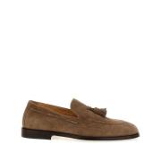 Platte schoenen voor vrouwen Brunello Cucinelli , Brown , Heren