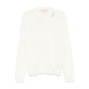 Witte Katoenen Sweatshirt Marni , White , Heren