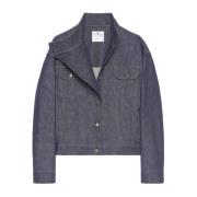 Motor Denim Blouson Courrèges , Gray , Dames