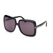 Lorelai Zonnebril Zwart 01A Tom Ford , Black , Dames