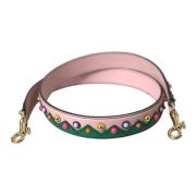 Rosa Leren Schoudertas Accessoire Dolce & Gabbana , Multicolor , Dames