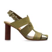 Sandalettes met hak JW Anderson , Green , Dames