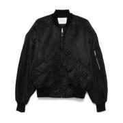 Zwarte Bomber Broad Jas voor Mannen Entire Studios , Black , Heren