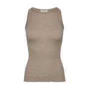 Mouwloze Boxer Top Belize Stijl Rosemunde , Brown , Dames