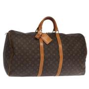 Pre-owned Canvas travel-bags Louis Vuitton Vintage , Brown , Dames