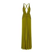 Groene Kruisjurk Tom Ford , Green , Dames