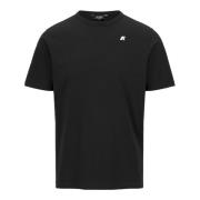 T-Shirts K-Way , Black , Heren