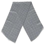 Pre-owned Wool scarves Louis Vuitton Vintage , Gray , Dames