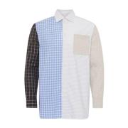 Patchwork Katoenen Overhemd MultiKleur JW Anderson , Multicolor , Here...