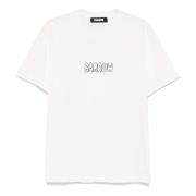 Off-White Jersey T-Shirt Barrow , White , Heren